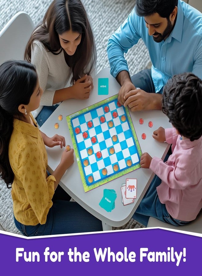 Bloomingo Board and Card Game - Game On! 20 in 1 Board Game - Ludo, Chess, Checkers and More - Educational Learning Toys for Fine Motor Skills and Cognitive Development - Birthday Gift for Kids - Image 3